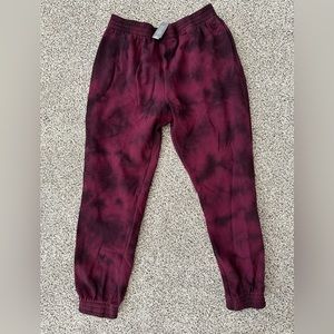 Pink campus jogger